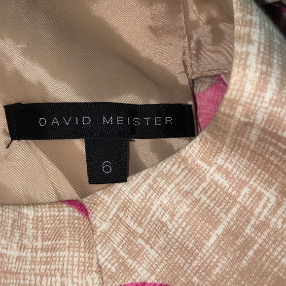 🌺DAVID MEISTER🌺FLORAL SHEATH HALTER DRESS🌺 - Picture 8 of 8